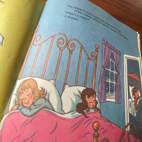 The Night Before Christmas Record and Book 45 RPM 7” w/ A Visit from St Nick bk - Picture 7 of 12